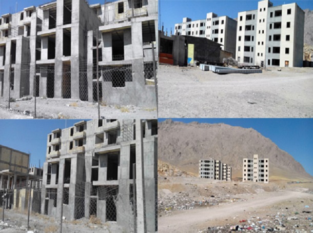 انتظار مساکن مهر هرسین برای تکمیل/ تبدیل یک شهر به قبرستانی از سازه های نیمه کاره