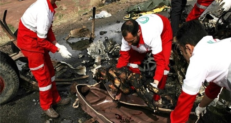 تصاویر دلخراش از حادثه جاده سلماس (16+) 