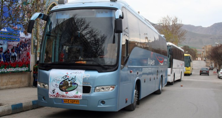 اعزام 120نفر از شهرستان هرسین در قالب کاروان راهیان نور به مناطق عملیاتی جنوب کشور