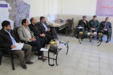 هماهنگی ها جهت برگزاری اردوی میدان تیر دانش آموزی در بخش بیستون