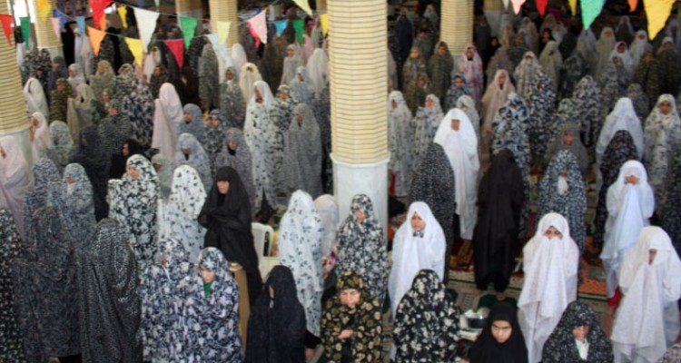 مراسم اعتکاف شهرستان هرسین