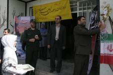  زنگ مقاومت در مدارس هرسین نواخته شد+تصویر