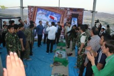 یادواره شهدای گمنام شهرستان هرسین برگزار شد+تصویر