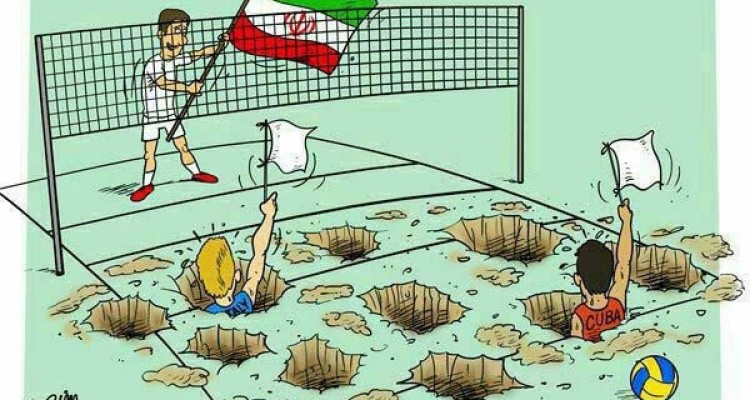 آبشار طنز کاربران بر زمین آمریکا 