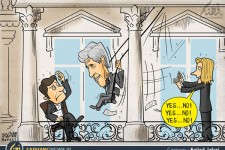 تاب بازی در بالکن هتل مذاکرات