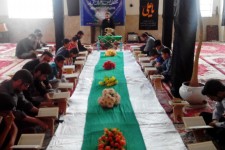 مراسم محفل انس با قرآن کریم در امام زاده مهدی (ع)هرسین