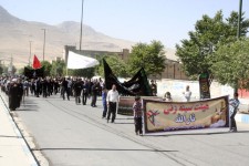 مراسم سالروز شهادت امام جعفر صادق (ع) در هرسین +تصویر