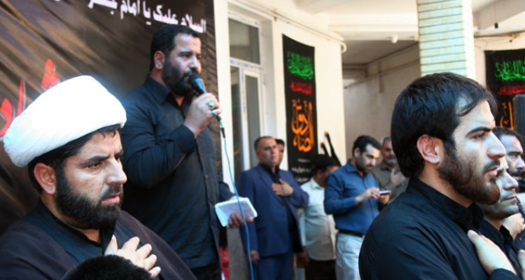 در سالروز شهادت جانگداز صادق آل محمد(ص) هرسین غرق در ماتم و عزا بود