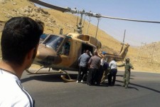 نجات یک موتور سوار از مرگ با کمک اورژانس هوایی/واژگونی خودرو پیکان و مصدومیت شدید سه نفر