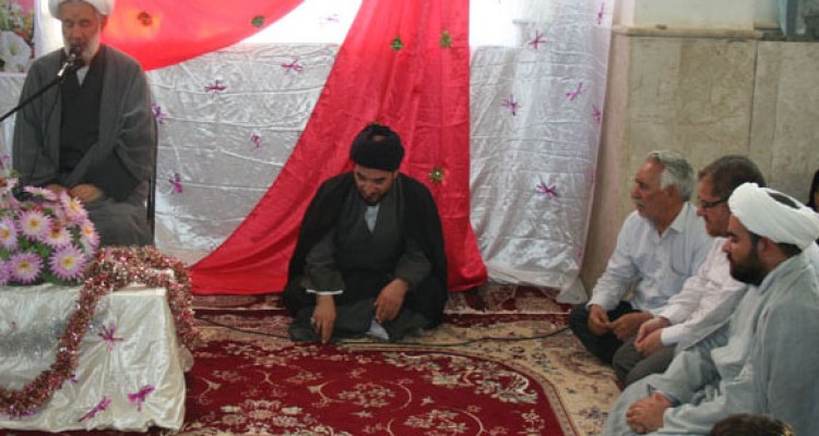 مراسم ولادت حضرت معصومه(س) در هرسین+تصویر