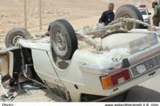 واژگونی پیکان در محور روستای قیسوند هرسین 4مصدوم بر جای گذاشت