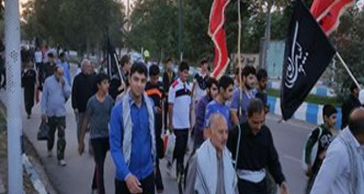 همایش پیاده روی حرم تا حرم در هرسین+تصویر