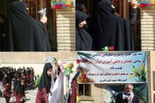 زنگ مهر و مقاومت در مدارس هرسین نواخته شد+تصویر