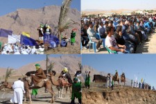 مراسم بازسازی واقعه غدیر خم در هرسین+تصویر