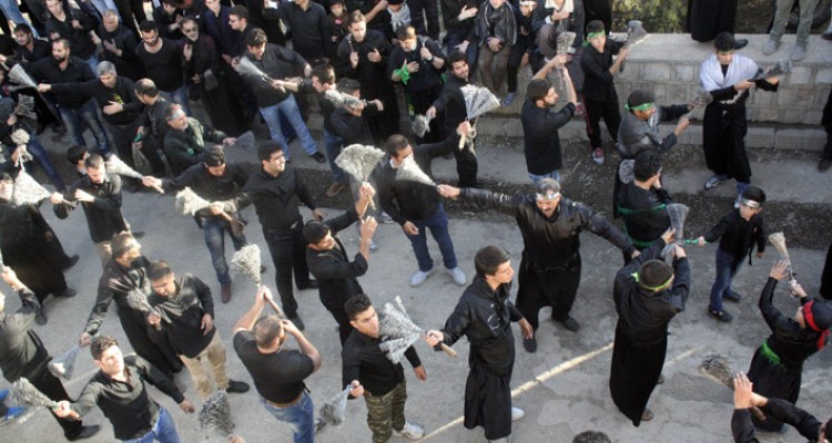 مراسم تاسوعای حسینی در هرسین برگزار شد