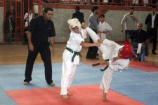 آغاز مسابقات کیوکوشین کاراته قهرمانی کشور جام شهید حسینی در  هرسین 