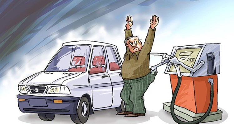 کاریکاتور/ بنزین تک‌ نرخی‌ شد