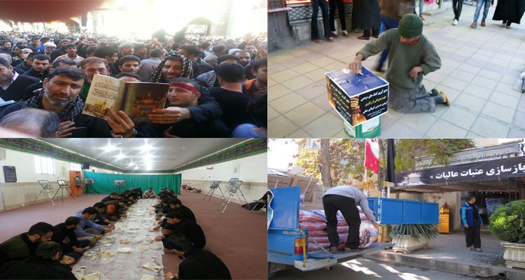 از جمع آوری کمک های مردمی جهت پذیرایی از زوار اربعین تا همکاری در برپایی موکب  در کربلای معلا+تصویر