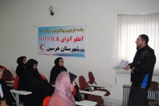 برگزاری جلسات آموزشی پیشگیری از آنفلوانزای H1N1 در برخی از ادارات  هرسین 