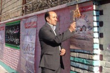 نواخته شدن زنگ نيكوكاري در مدرسه شهيد احمدي هرسين