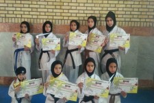 درخشش بانوان ورزشکار هرسینی در رقابت‌های فودوکان کاراته آسیا در کرمانشاه