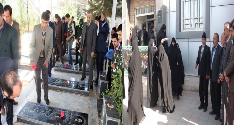 از اعزام کاروان خانواده شهدا و ایثارگران به مناطق عملیاتی تا غبارروبی و گلباران مزار شهدا +تصویر