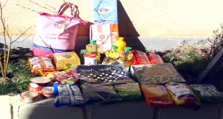 توریع 58 بسته اهدایی،موسسه عترت بوتراب به ارزش140میلیون ریال دربین ایتام تحت حمایت در هرسین