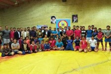 تجلیل از کشتی گیران برتر سال 94در هرسین