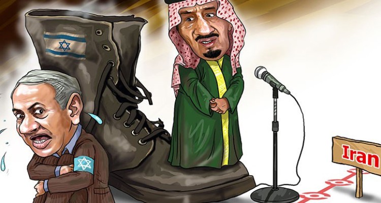 کاریکاتور/آمادگی همکاری عربستان با اسرائیل علیه ایران