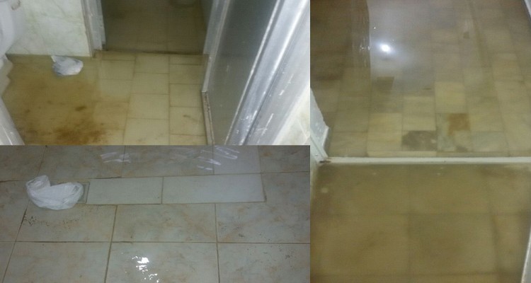 بالا آمدن فاضلاب در برخی خانه های حوالی میدان جمهوری اسلامی در هرسین/زیرساخت های شهرستان جوابگوی شرایط بحرانی نیست