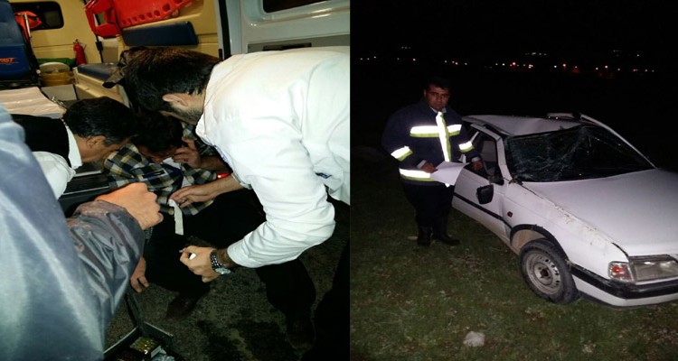 وقوع دو تصادف و زخمی شدن 7نفر در محور های موصلاتی هرسین