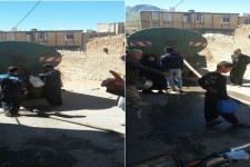 تصاویری از توزیع آب شرب در مناطق مختلف شهرستان هرسین/مردم همچنان مشکل آب شرب دارند