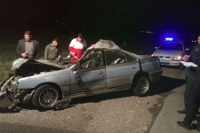 چهار مصدوم در تصادف تریلی با پژو در محور روستای قوزیوند بخش بیستون