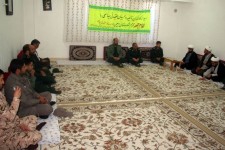 دیدار پرسنل سپاه ناحیه هرسین با امام جمعه شهرستان