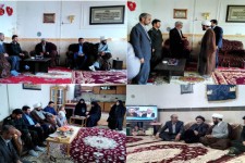 دیدار امام جمعه و مسئولین شهرستان هرسین با جانبازان و خانوده انها/حجت الاسلام باقری: حامل پیام تبریک روز جانباز از جانب رهبر معظم انقلاب هستیم