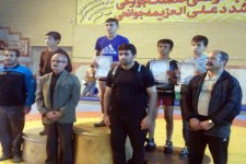 رکورد شکنی نونهالان کشتی شهرستان هرسین با 4 مدال طلا در مسابقات قهرمانی استان 