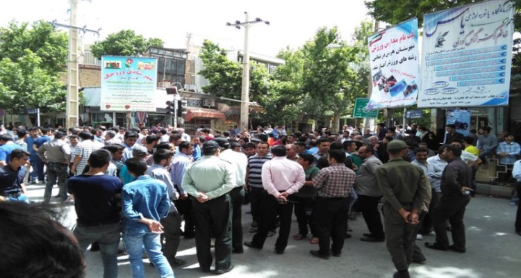 تجمعی به بهانه آلودگی آب به کام کاندیدای شکست خورده!