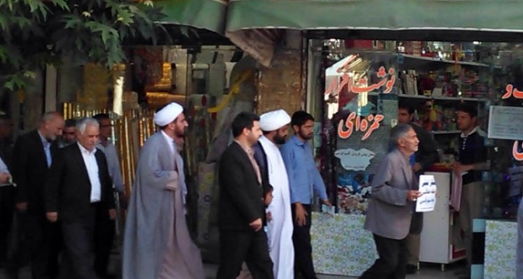 مانور "تذکر لسانی، وظیفه همگانی" در هرسین برگزار شد +تصویر