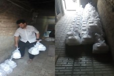 اطعام 500نفر از مددجویان تحت حمایت در هرسین