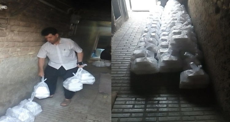 اطعام 500نفر از مددجویان تحت حمایت در هرسین