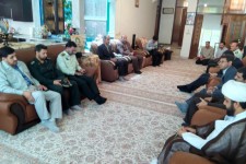 دیدار با خانوده معظم شهدا در هرسین