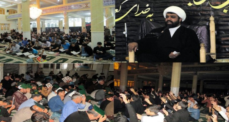 حال و هوای شهرستان هرسین در شب شهادت اول مظلوم عالم /هرسین غرق در ماتم علی(ع)+عکس و فیلم