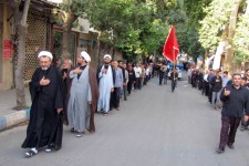 مراسم سینه زنی و عزاداری سالروز شهادت حضرت علی(ع) در هرسین