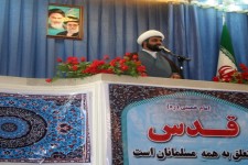 تمام شیطنت امریکا و اسراییل غافل کردن مسلمانان از مسئله فلسطین است/ پیام راهپیمایی روز جهانی قدس این است که امت اسلامی زیر بار ظلم نخواهد رفت