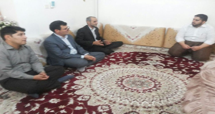 دیدار با خانواده معظم شهدا در هرسین
