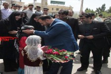 تصاویر سفر معاون پارلمانی رئیس جمهور به شهرستان هرسین