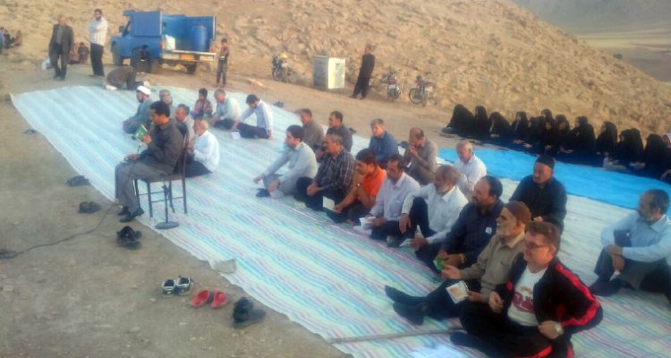 تصاویری از برگزاری دعای پرفیض ندبه در هرسین