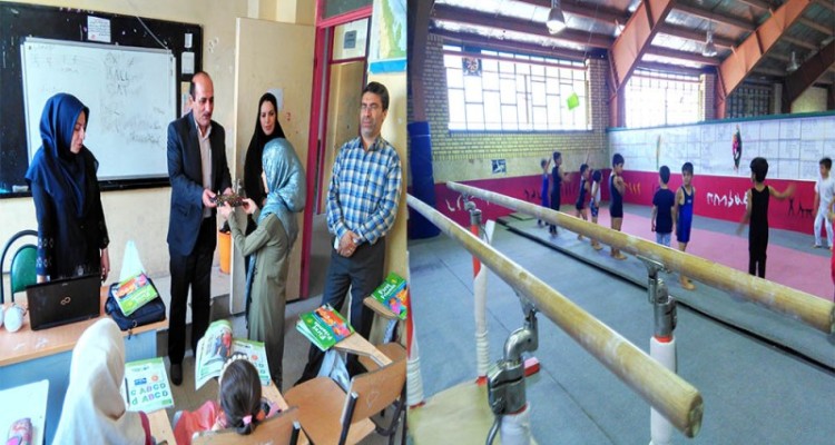 بازدید معاونت پرورشی آموزش و پرورش هرسین از پایگاه های اوقات فراغت