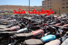 ۱۰۰دستگاه موتور سیکلت متخلف در هرسین توقیف شد 