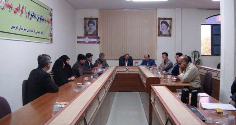 جلسه انتخاب هيأت رئيسه جديد شوراي اسلامي شهر هرسين برگزار شد